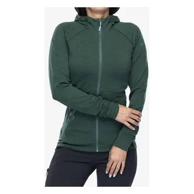 Dámská mikina s kapucí Rab Nexus Hoody - green slate