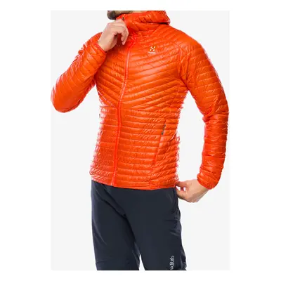 Zateplená bunda pánská Haglofs L.I.M Mimic Hood - flame orange