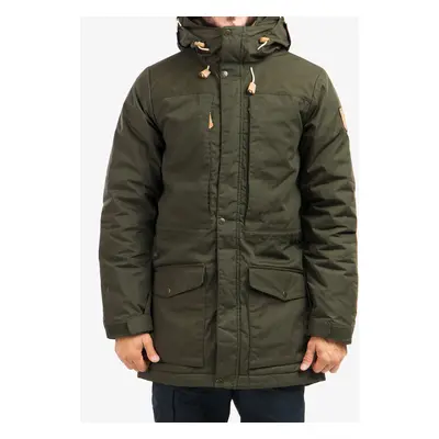 Izolovaná bunda Fjallraven Singi Wool Padded Parka - deep forest