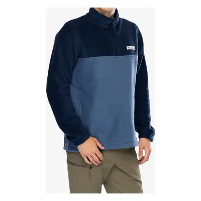 Fleecová bunda Columbia Steens Mountain Half Zip - collegiate navy/dark mountain