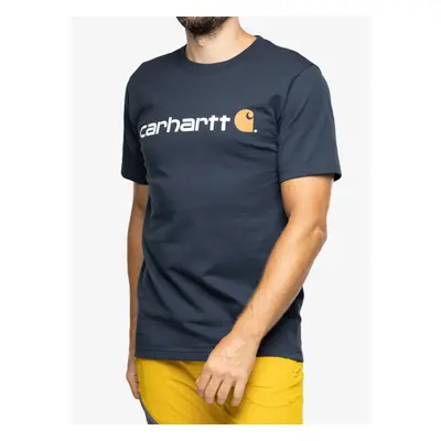 Pánské tričko Carhartt Core Logo T-Shirt S/S - navy