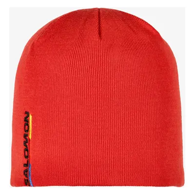 Zimní čepice Salomon Graphic Beanie - fiery red