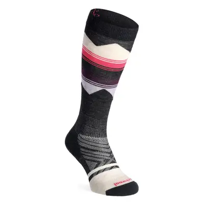 Merino ponožky dámské Smartwool Ski TC Pattern OTC Socks - charcoal