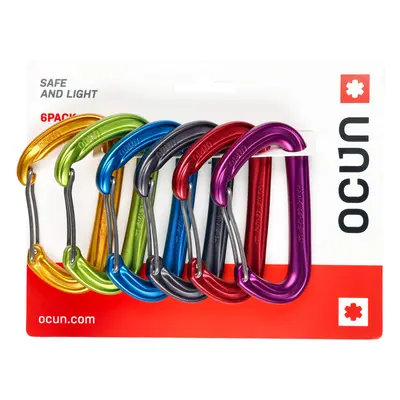 Sada karabin Ocun Hawk Wire 6-pack - red/blue/grn