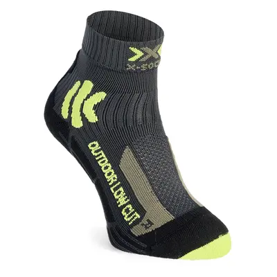 Trekové ponožky X-Socks Trek Outdoor Low Cut - anthracite/lime