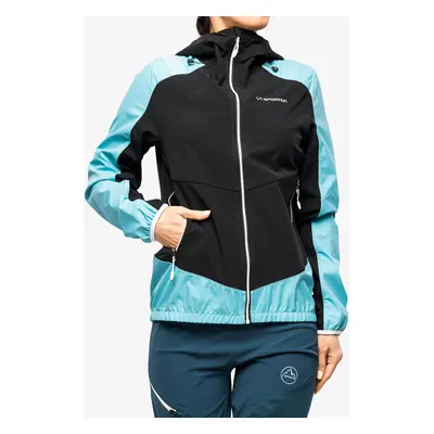 Softshellová bunda dámská La Sportiva Aequilibrium Softshell Jacket - black/malibu blue