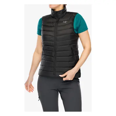 Péřová vesta dámská Arcteryx Cerium Vest - black/black