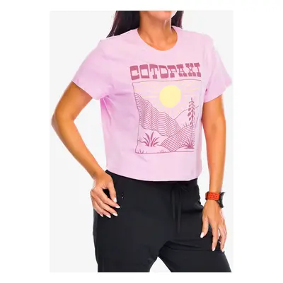 Dámské tričko Cotopaxi Western Hills Crop T-Shirt - orchid bloom