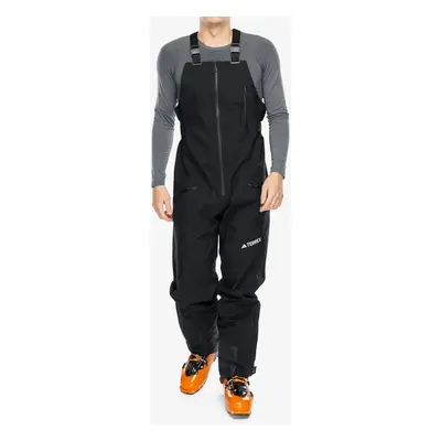 Membránové kalhoty adidas TERREX Techrock 3L GORE-TEX C-Knit Bib Pants - black