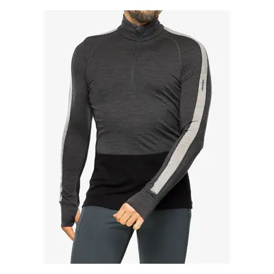 Funkční mikina Icebreaker Merino ZoneKnit LS Half Zip - jet/black