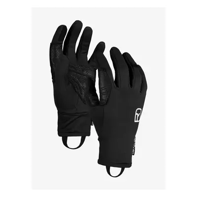 Skialpové rukavice Ortovox Fleece Light Glove - black raven