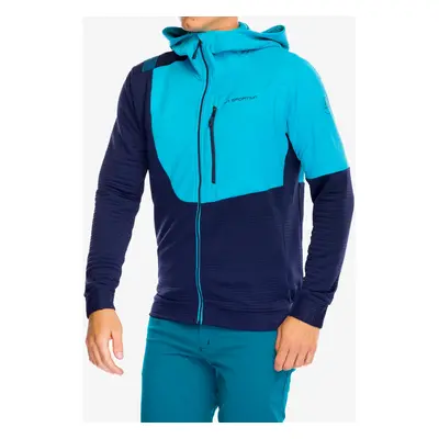 Mikina s kapucí La Sportiva Mood Hoody - deep sea/tropic blue