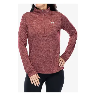 Dámská mikina Under Armour UA Tech Twist 1/2 Zip - cardinal/white