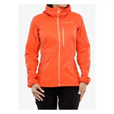 Damska bunda na skialpy Norrona Lyngen Alpha100 Zip Hood – orange alert