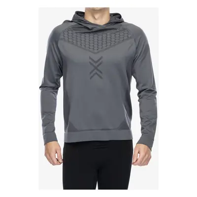 Mikina s kapucí X-Bionic X-Ential Hoody LS - rhino grey