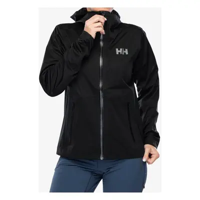 Dámská bunda do deště Helly Hansen Momentum 3L Stretch Jacket - black