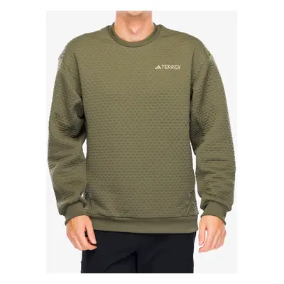 Mikina adidas TERREX Xploric Crew Neck Sweater - olive strata