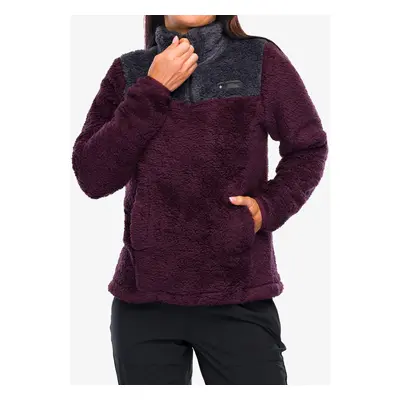 Dámská fleecová bunda Black Diamond Roadie QTR Zip Fleece - bordeaux/carbon