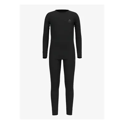 Termoaktivní prádlo pro děti Odlo Merino Kids Set Long - black