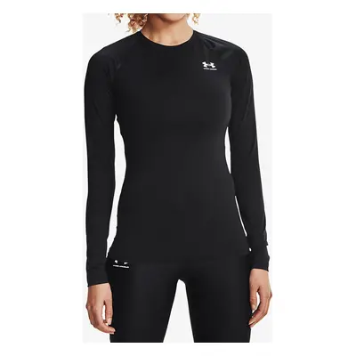 Dámská mikina Under Armour HeatGear Authentics Compression LS - black/white