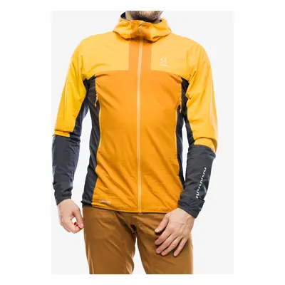 Zateplená bunda Haglofs L.I.M Alpha Hood - desert yellow/sunny yellow