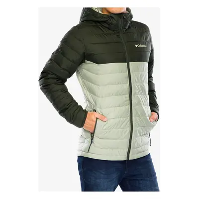 Bunda Columbia Powder Lite II Hooded Jacket - safari/greenscape