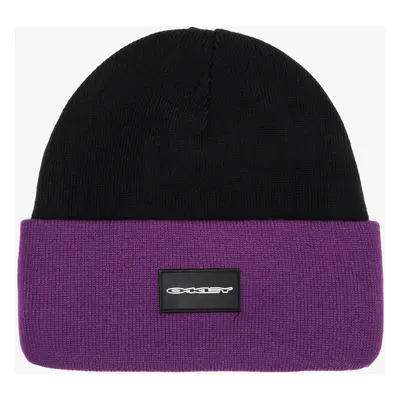 Zimní čepice Oakley Tc Stretch Logo Beanie - blackout/ultra purple