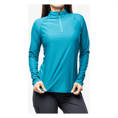 Dámská mikina bez kapuce Berghaus 24/7 Tech Tee LS HZ - jungle jewel