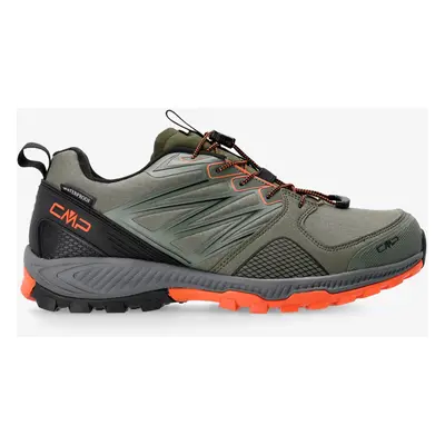 Trailové boty CMP Atik WP Trail Running Shoes - olive/arancio