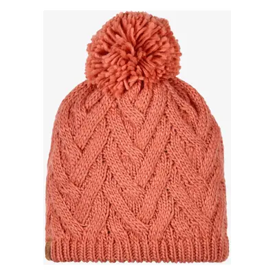 Dámská zimní čepice Buff Knitted&Fleece Beanie Caryn - crimson