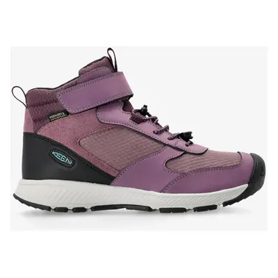 Dětské boty Keen Skua Mid WP - black plum/plum perfect