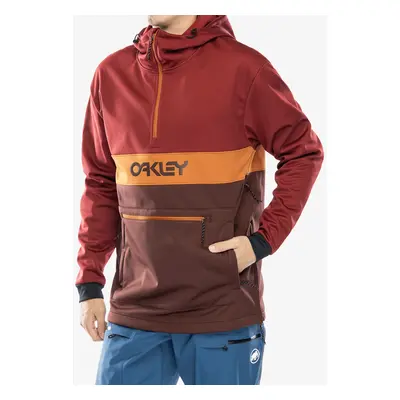 Lyžařská bunda Oakley Tnp Nose Grab Softshell Hoodie - grenache/iron red