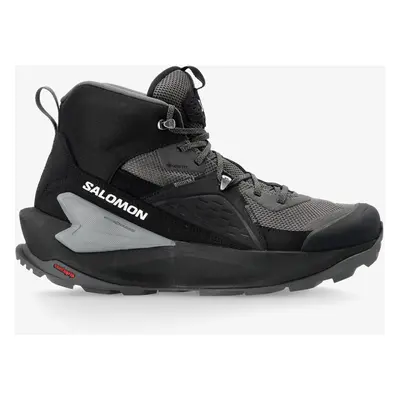 GORE TEX boty Salomon Elixir Mid GTX - black/magnet/qush