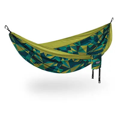 Turistická houpací síť pro dvě osoby ENO DoubleNest Print Hammock - boulder/melon