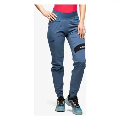 Turistické kalhoty dámské adidas TERREX Techrock Alpine Climbing Pants - wonder steel