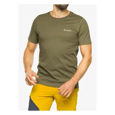 Tričko s potiskem Columbia CSC Seasonal Logo Tee - stone green/timberline trails