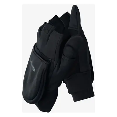 Větruvzdorné rukavice Trekmates Rigg Convertible Mitts - black