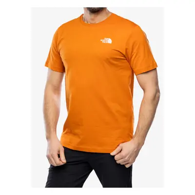 Bavlněné tričko The North Face S/S Redbox Tee - desert rust