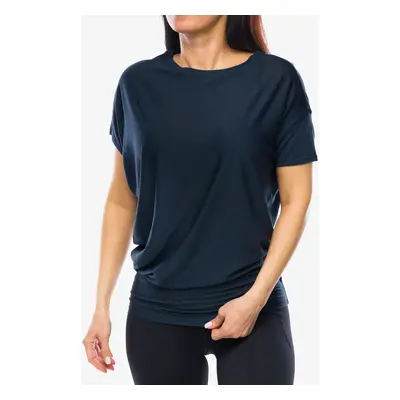 Merino triko dámské Super.natural Yoga Loose Tee - blueberry