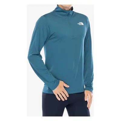 Mikina bez kapuce The North Face 24/7 1/4 Zip Tee - mallard blue