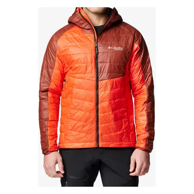 Zateplená bunda Columbia Platinum Peak II Hooded Jacket - spicy/spice