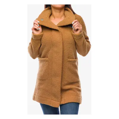 Fleecová mikina dámská Columbia Panorama Long Jacket - camel brown