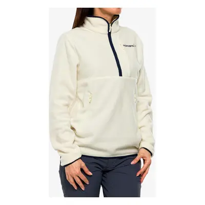 Fleece mikina Norrona Warm2 Halfzip Unisex – snowdrop