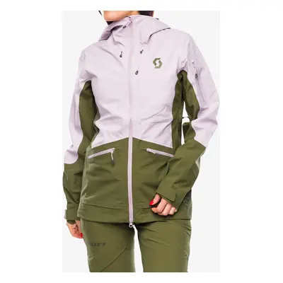 Dámská bunda SCOTT Vertic 3L Jacket - cloud pink/fir green