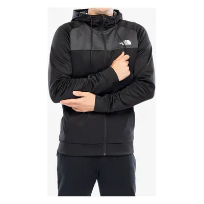 Fleece mikina s kapucí The North Face Reaxion Fleece F/Z Hoodie - tnf black/asphalt grey