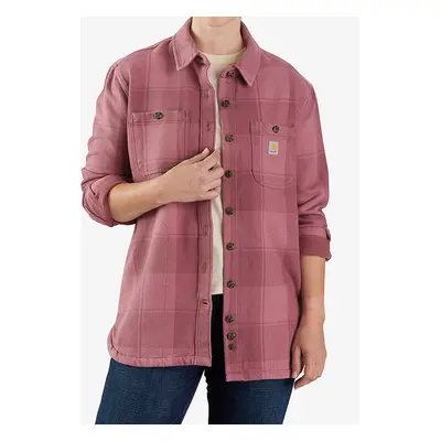 Dámská turistická košile Carhartt Loose Fit Twill Shirt Jac - woodrose