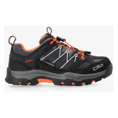 Dětské boty CMP Rigel Low Trekking Shoe WP - antracite/flash orange