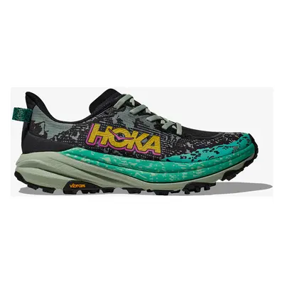 Dámské trailové boty Hoka Speedgoat - black/aloe vera