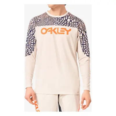 Cyklistická mikina Oakley Maven Coast LS Jersey - distorted frogskin bl/og