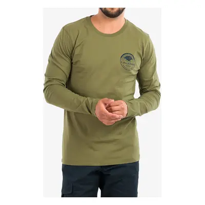 Tričko s dlouhým rukávem Fjallraven Forever Nature Badge L/S - green